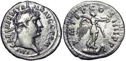 Ancient Coins - Trajan. AD 98-117. AR Denarius