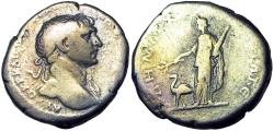 Ancient Coins - ARABIA, Bostra, Trajan (A.D. 98-117), silver tridrachm (10.84 g), struck in 111 A.D.