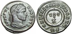Ancient Coins - Crispus, as Caesar,  Æ Nummus. Rome, 321.