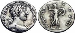 Ancient Coins - HADRIAN. 117-138 AD. AR Denarius.