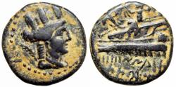 Ancient Coins - Phoenicia, Arados Æ22. year 130