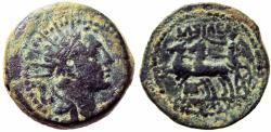 Ancient Coins - Seleukid Kingdom. Antiochos IV Epiphanes. 175-164 B.C. Æ
