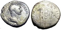 Ancient Coins - CAPPADOCIA, Caesarea(?). Trajan. AD 98-117. AR
