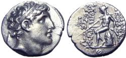 Ancient Coins - Seleukid Empire, Alexander I Balas AR Drachm.