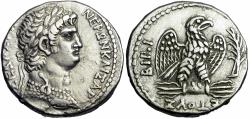 Ancient Coins - Nero AR Tetradrachm. Antioch, AD 63. Stunning details.