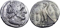 Ancient Coins - Ptolemaic Kingdom of Egypt, Ptolemy II Philadelphos AR Tetradrachm. Tyre, dated RY 20 = 266/5 BC.