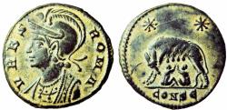 Ancient Coins - ROME COMMEMORATIVE. Æ Follis
