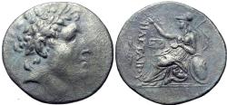 Ancient Coins - Kingdom of Pergamon, Attalos I AR Tetradrachm. In the name of Philetairos. 241-197 BC.