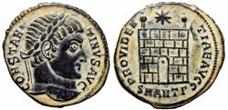 Ancient Coins - Constantine I Æ Nummus. Antioch, AD 327-328.