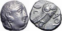Ancient Coins - UNCERTAIN EASTERN MINT. Imitating Athens. Circa 353-294 B.C.