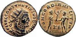Ancient Coins - Constantius I. As Caesar, AD 293-305. Stunning example and bold.