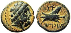 Ancient Coins - Phoenicia, Arados Æ 15mm. Circa 206-126 BC