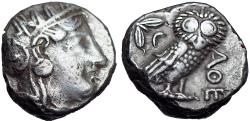 Ancient Coins - UNCERTAIN EASTERN MINT. Imitating Athens. Circa 353-294 B.C.
