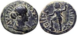 Ancient Coins - Samaria, Caesarea Maritima. Faustina II. Augusta, A.D. 147-175. Extremely Rare !!!!