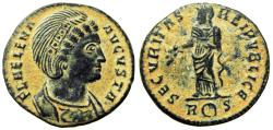 Ancient Coins - Helena Æ Follis. Rome, AD 326
