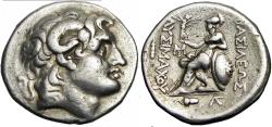 Ancient Coins - Kings of Thrace. Kios. Macedonian. Lysimachos 305-281 BC. Tetradrachm , Very rare.