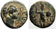 Ancient Coins - Ascalon. Vespasian. Æ (6.06 g), AD 69-79. Dated 176 (AD 72/3).
