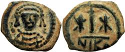 Ancient Coins - Maurice Tiberius Æ 10 Nummi. Nicomedia, AD 583-602.