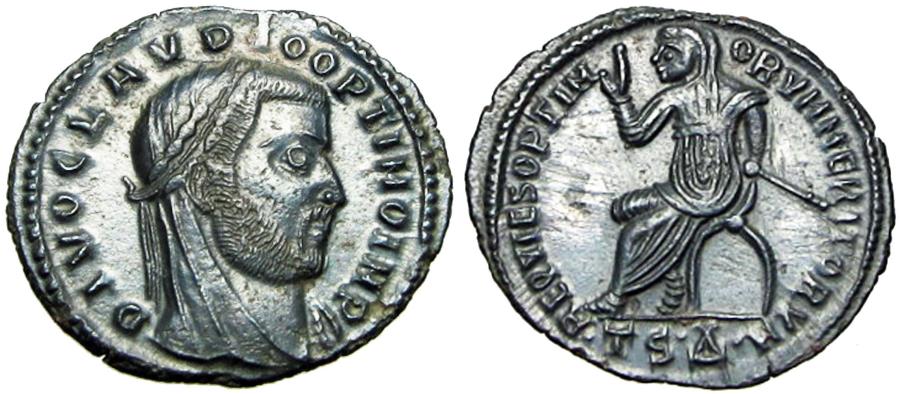 Divus Claudius Ii Gothicus. Died Ad 270. Stunning Details ! 