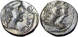 Ancient Coins - NABATAEA. Obodas II, with Hagaru I. Circa 30-9 BC.