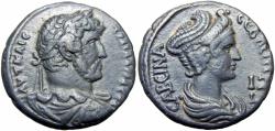 Ancient Coins - EGYPT, Alexandria. Hadrian, with Sabina. AD 117-138.