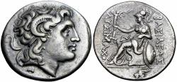 Ancient Coins - KINGS of THRACE, Macedonian. Lysimachos. 305-281 BC. AR Tetradrachm ,  Extremely rare.