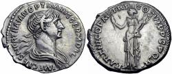 Ancient Coins - Trajan. AD 98-117. AR Denarius, Stunning coin.