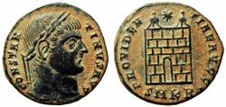 Ancient Coins - Constantine I Æ Nummus. Antioch, AD 327-328.