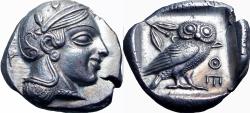 Ancient Coins - ATTICA, Athens. Circa 454-404 BC.