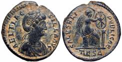 Ancient Coins - AELIA FLACILLA, wife of Theodosius I. Died 386 AD. Scarce .