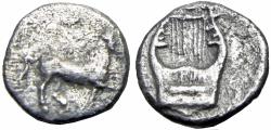 Ancient Coins - KYRENAICA, Kyrene. temp. Magas. As Ptolemaic governor, first reign, circa 300-282/75 BC.