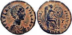 Ancient Coins - Aelia Flaccilla. Augusta, A.D. 379-386/8. 