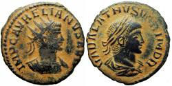 Ancient Coins - Aurelian, with Vabalathus. AD 270-275.