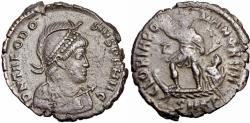 Ancient Coins - Theodosius I Æ Centenionalis. Cyzicus, AD 379-383.
