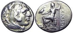 Ancient Coins - Kingdom of Macedon, Philip III Arrhidaios AR Drachm.