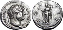 Ancient Coins - Hadrian. AD 117-138. AR Denarius.