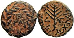 Ancient Coins - Idumian rule , Herodians. Herod III Antipas. 4 BCE-39 CE.