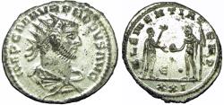 Ancient Coins - Probus. AD 276-282. Antoninianus . fully silvered.