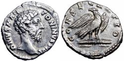 Ancient Coins - Divus Marcus Aurelius. Died AD 180. AR Denarius.