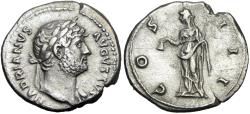 Ancient Coins - Hadrian (AD 117-138). AR denarius.