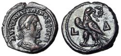 Ancient Coins - EGYPT. Alexandria. Maximinus I, 235-238. Tetradrachm (Potin, 23 mm,10.41 g, 12 h)