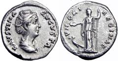 Ancient Coins - Faustina Senior. Augusta, AD 138-140/1. stunning well center example.