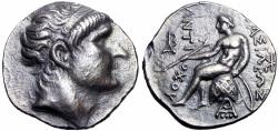 Ancient Coins - Syria, Antiochus II, 261-246 BC. Tetradrachm;  best known example.