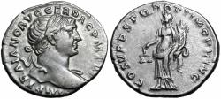 Ancient Coins - TRAJAN. 98-117 AD. AR Denarius.
