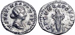 Ancient Coins - Faustina Junior. Augusta, AD 147-175.