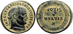 Ancient Coins - Licinius I Æ Nummus. Antioch mint. Struck late AD 313.