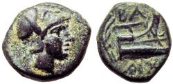 Ancient Coins - Kings of Macedon. Uncertain mint. Demetrios I Poliorketes 306-283 BC.