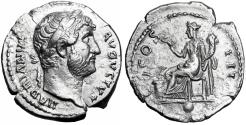 Ancient Coins - Hadrian. AD 117-138. AR Denarius