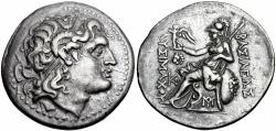 Ancient Coins - Kings of Thrace. Lysimacheia. Macedonian. Lysimachos 305-281 BC. Tetradrachm AR, Very rare.