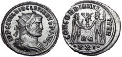 Ancient Coins - Diocletian (284-305). Radiate .